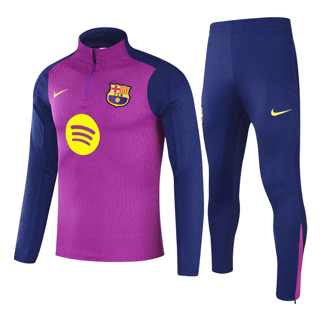 Barcelona 1/4 Zip Tracksuit 2025/26 Purple