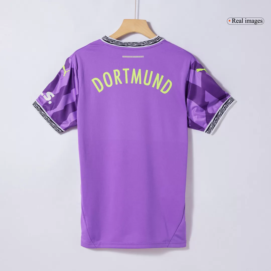 Borussia Dortmund Goalkeeper Special Soccer Jersey Purple - Image 6