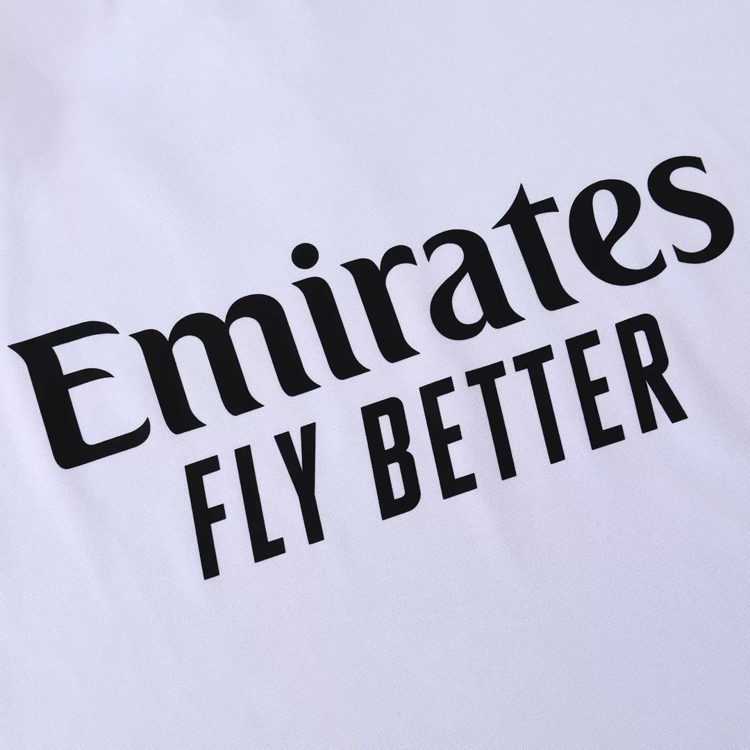 Real Madrid 1/4 Zip Tracksuit 2025/26 Kids White - Image 11