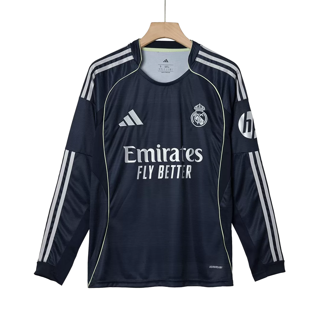 Real Madrid Away Long Sleeve Jersey 2025/26 - Image 5