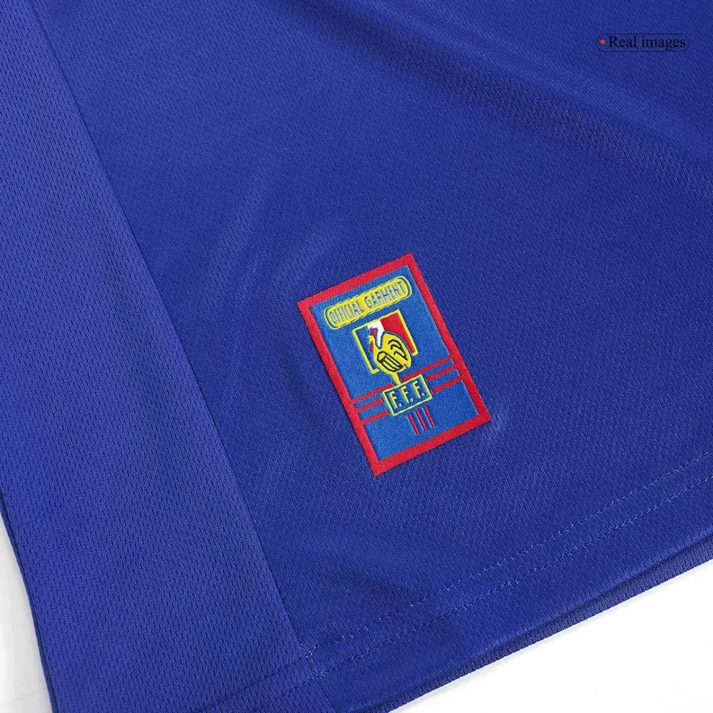Vintage Soccer Jersey ZIDANE #10 France Home 1998 - Image 8