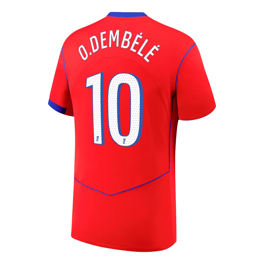 O.DEMBÉLÉ #10 PSG Third Away Soccer Jersey 2025/26 - Image 3