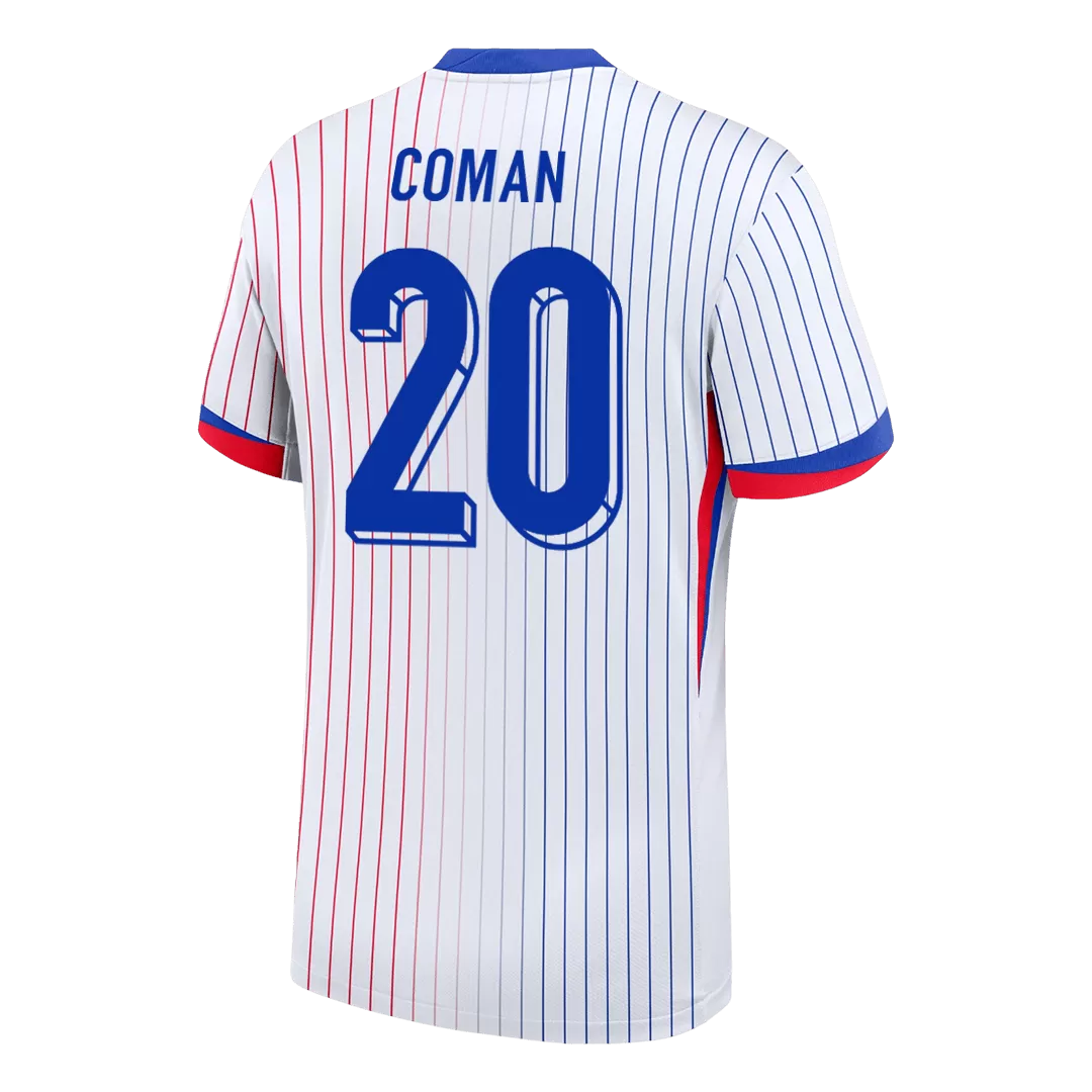 COMAN #20 France Away Soccer Jersey - Image 3