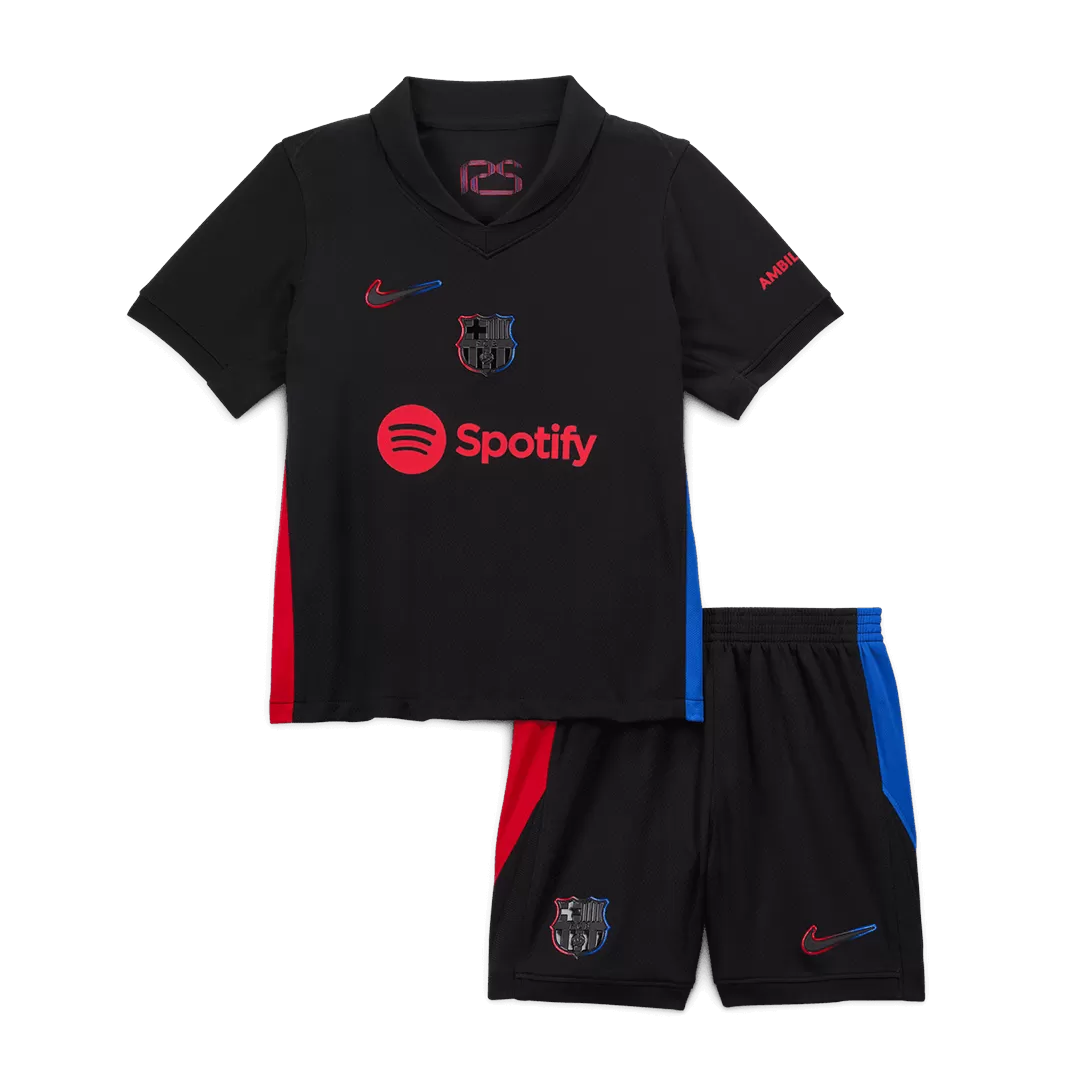 Barcelona Away Kids Soccer Jerseys Kit