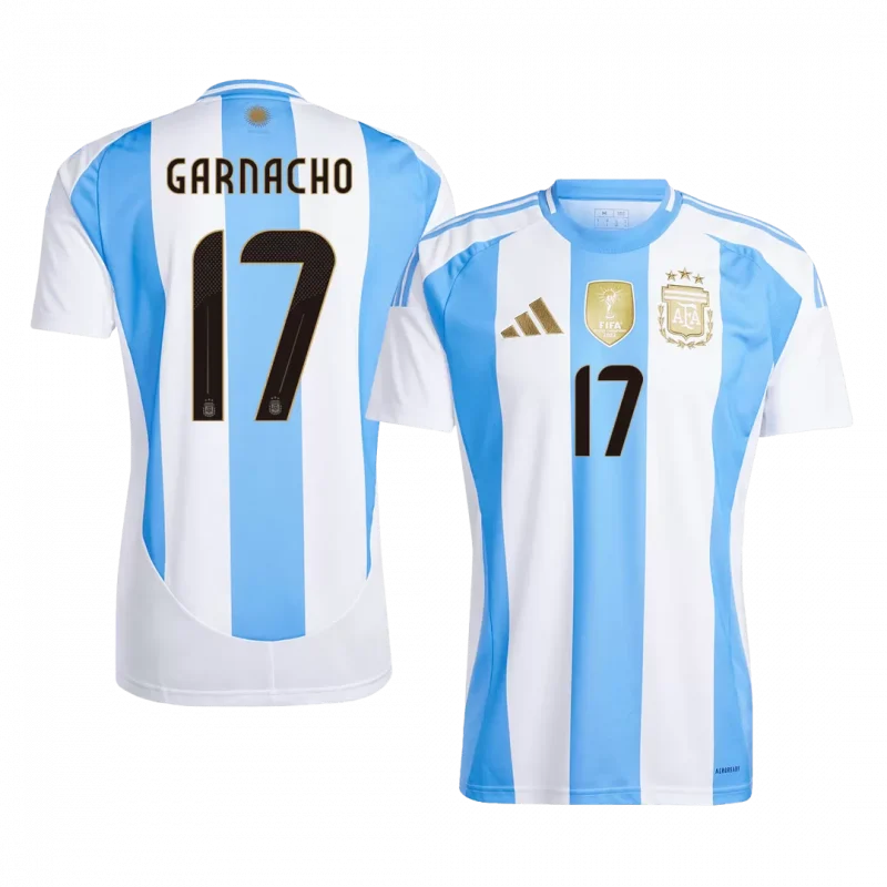 GARNACHO #17 Argentina Home Soccer Jersey