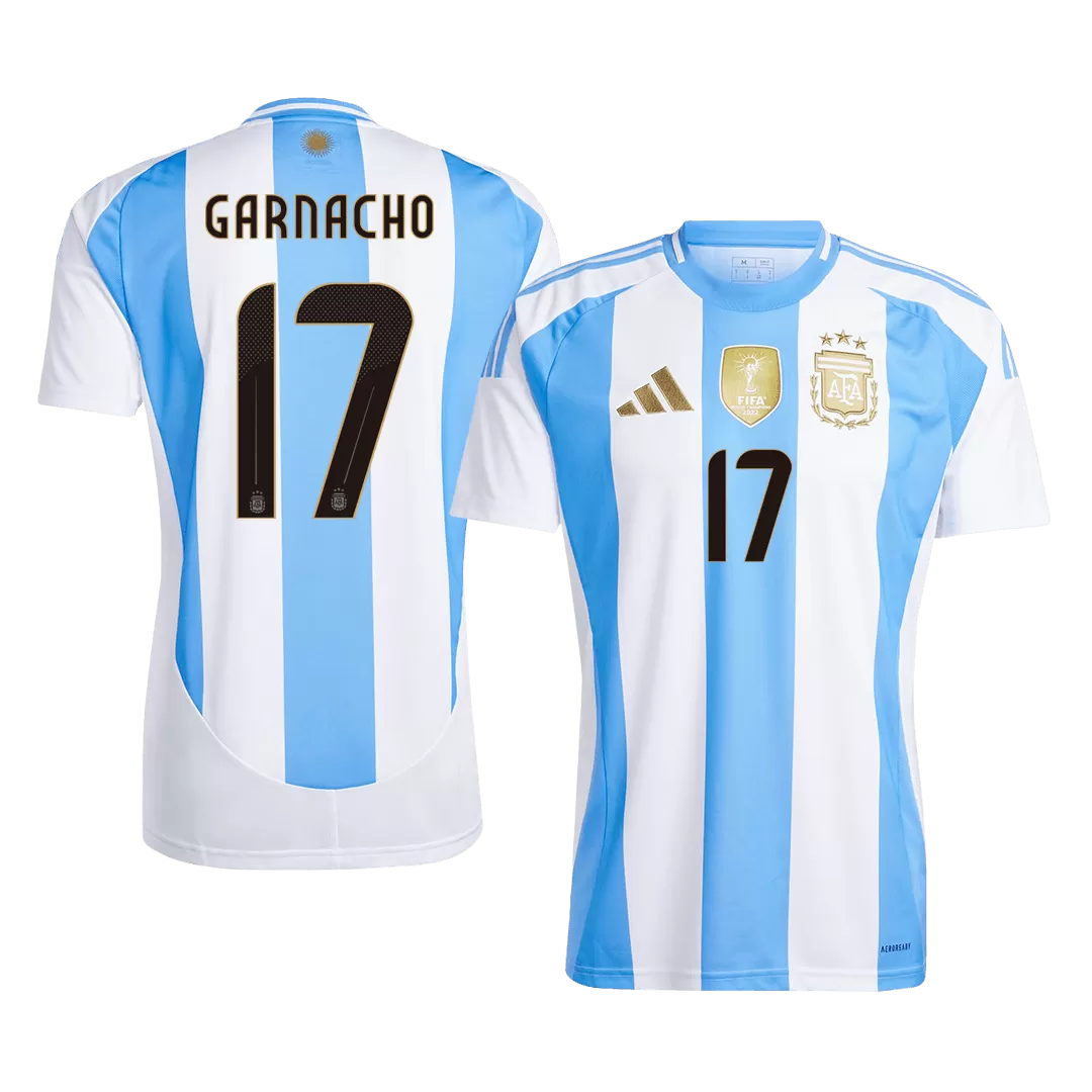 GARNACHO #17 Argentina Home Soccer Jersey