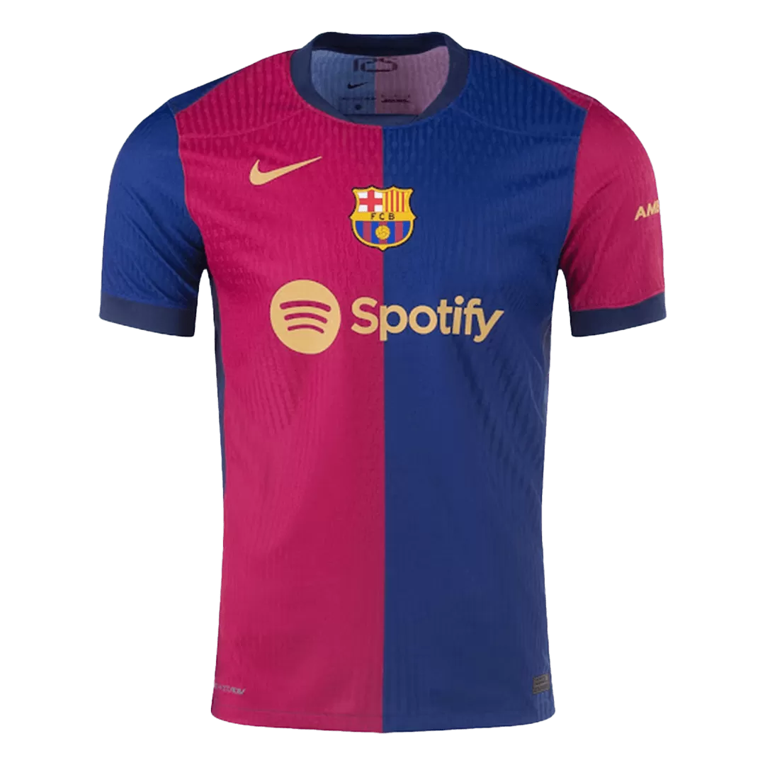 RAPHINHA #11 Barcelona Home Authentic Soccer Jersey- UCL - Image 2