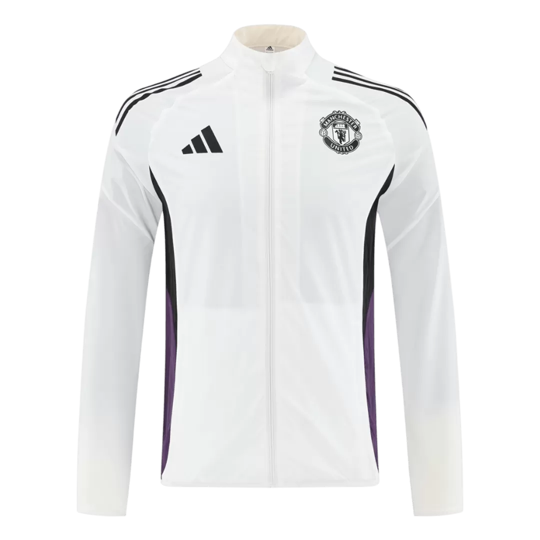 Manchester United Windbreaker Jacket 2025/26 - White
