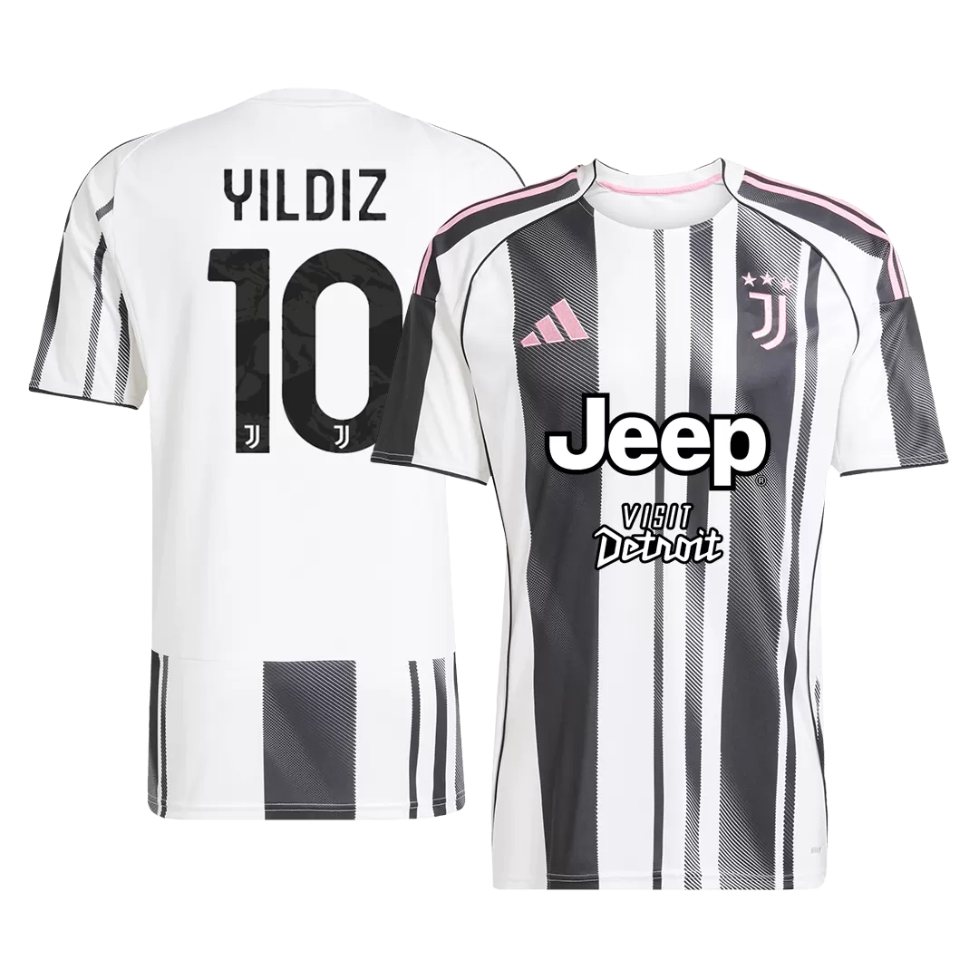 YILDIZ #10 Juventus Home Soccer Jersey 2025/26