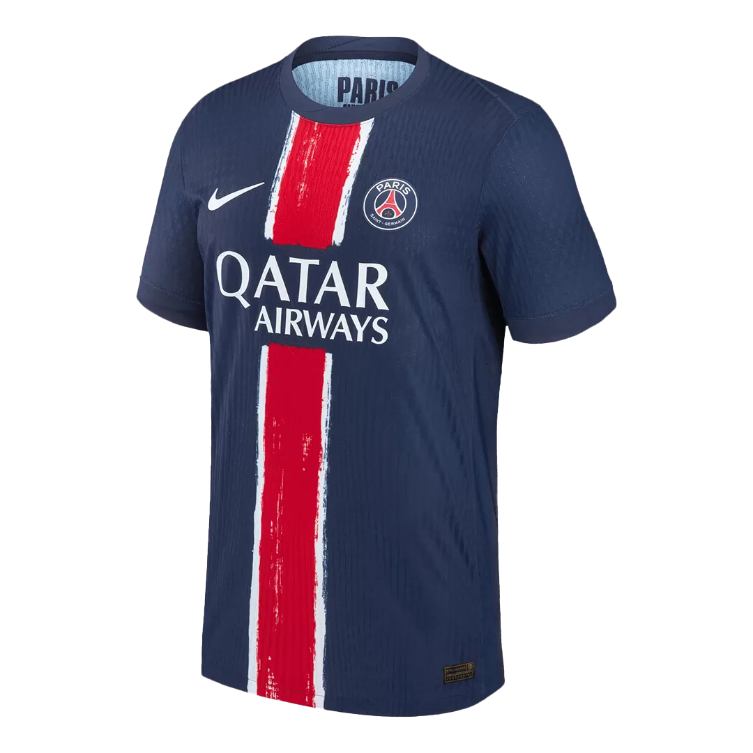 KVARATSKHELIA #7 PSG Home Authentic Soccer Jersey - Image 2