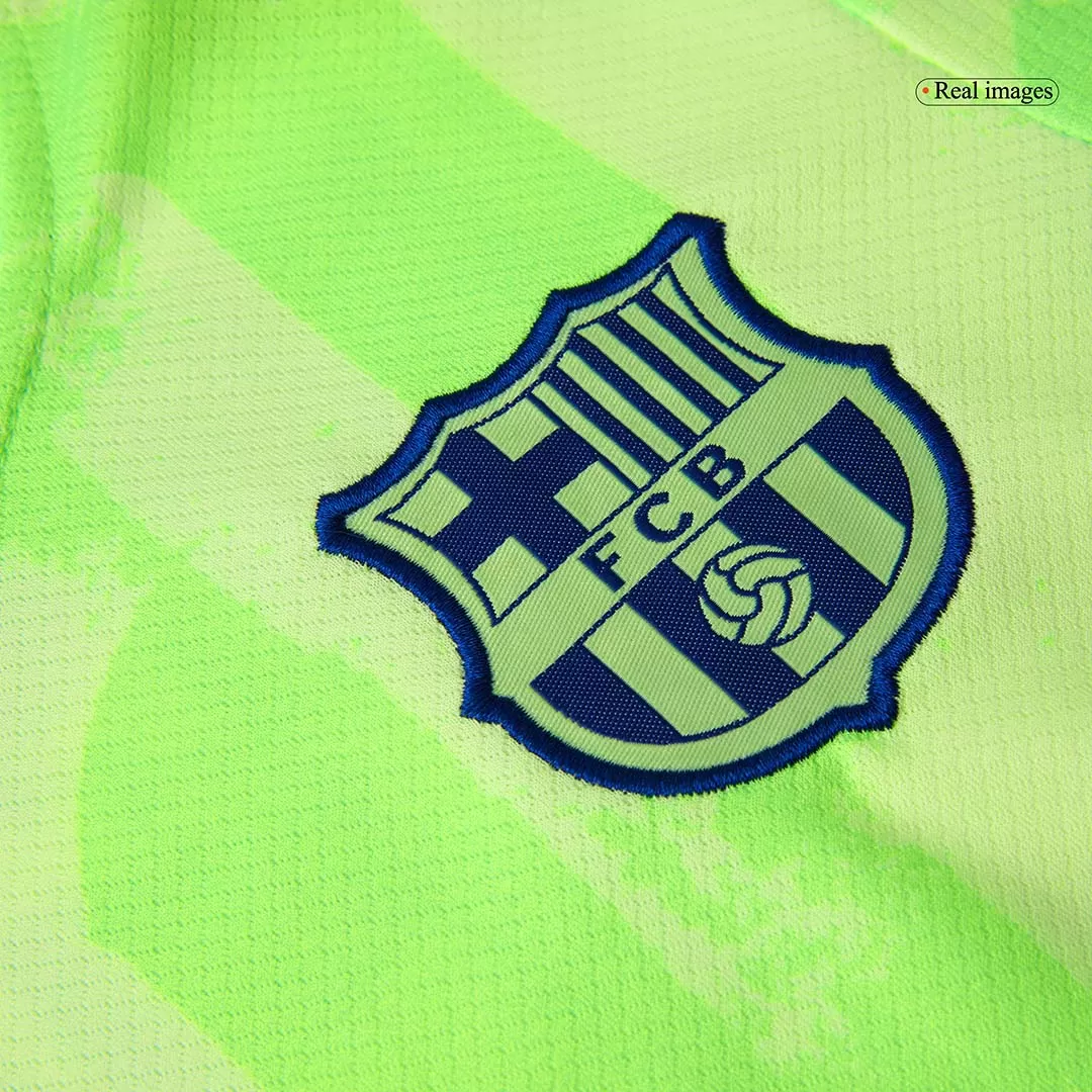 Barcelona Third Away Kids Soccer Jerseys Kit - UCL (Spotify Logo Without Text) - Image 9