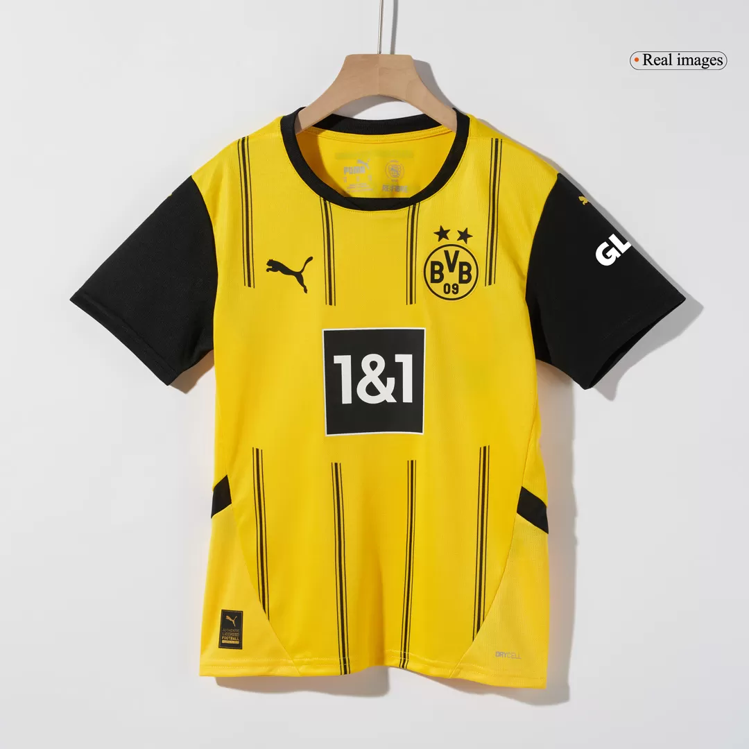 Borussia Dortmund Home Kids Soccer Jerseys Kit - Image 5