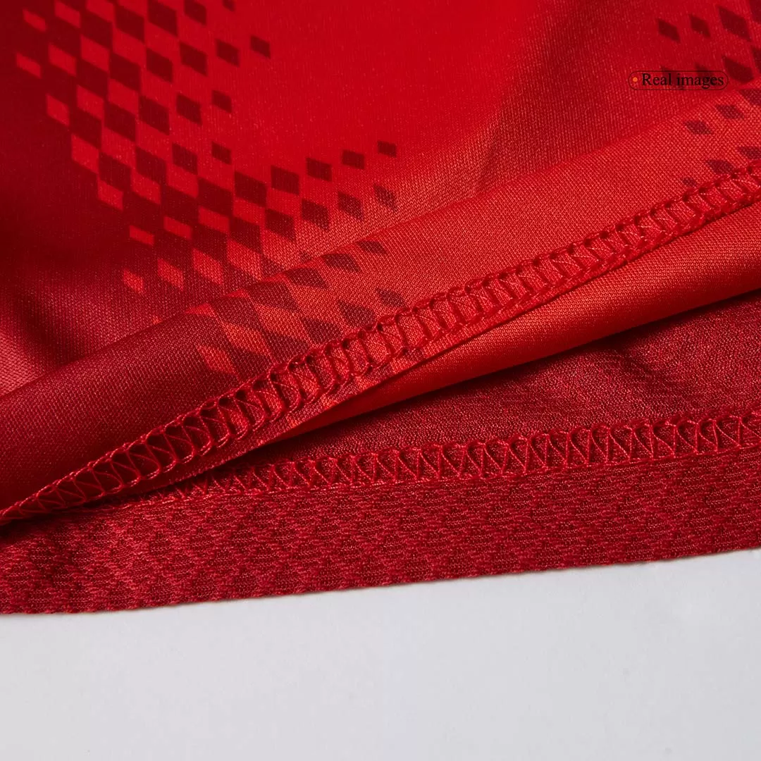 Bayern Munich Home Long Sleeve Soccer Jersey - Image 13