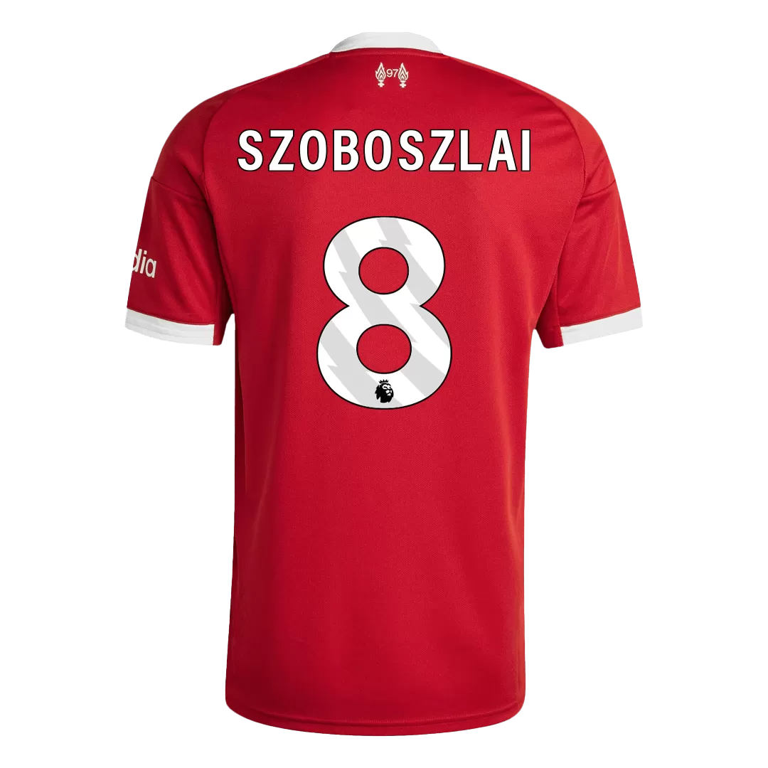 SZOBOSZLAI #8 Liverpool Home Soccer Jersey 2025/26 - Image 3