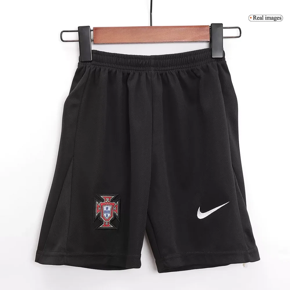 Portugal Away Kids Soccer Jerseys Full Kit EURO - Image 6