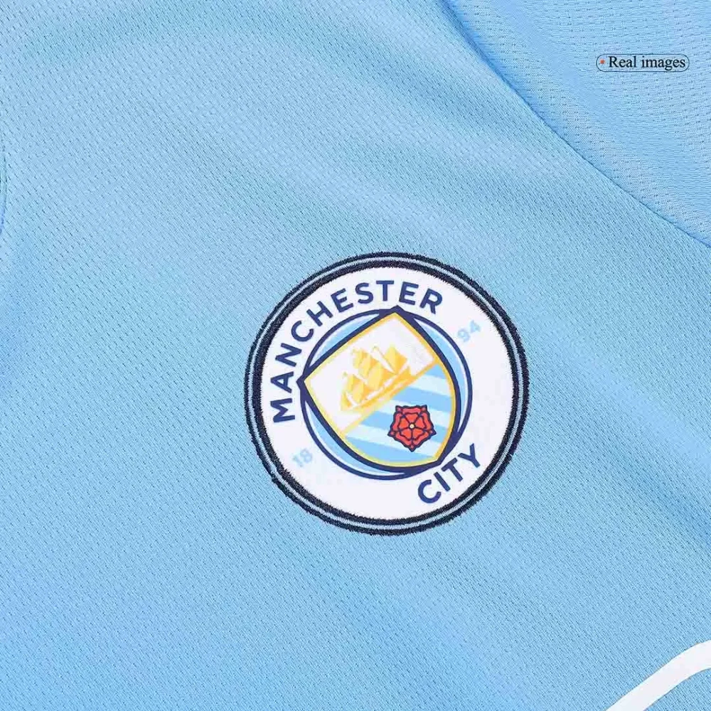 HAALAND #9 Manchester City Home Soccer Jersey - UCL - Image 3