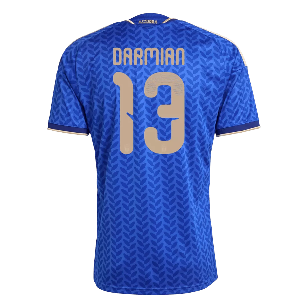 DARMIAN #13 Italy Home Soccer Jersey World Cup 2026 - Image 3