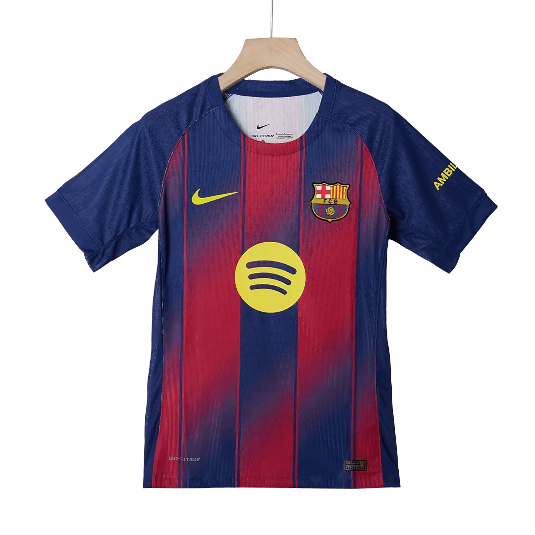 LEWANDOWSKI #9 Barcelona Home Authentic Soccer Jersey 2025/26 - Image 5