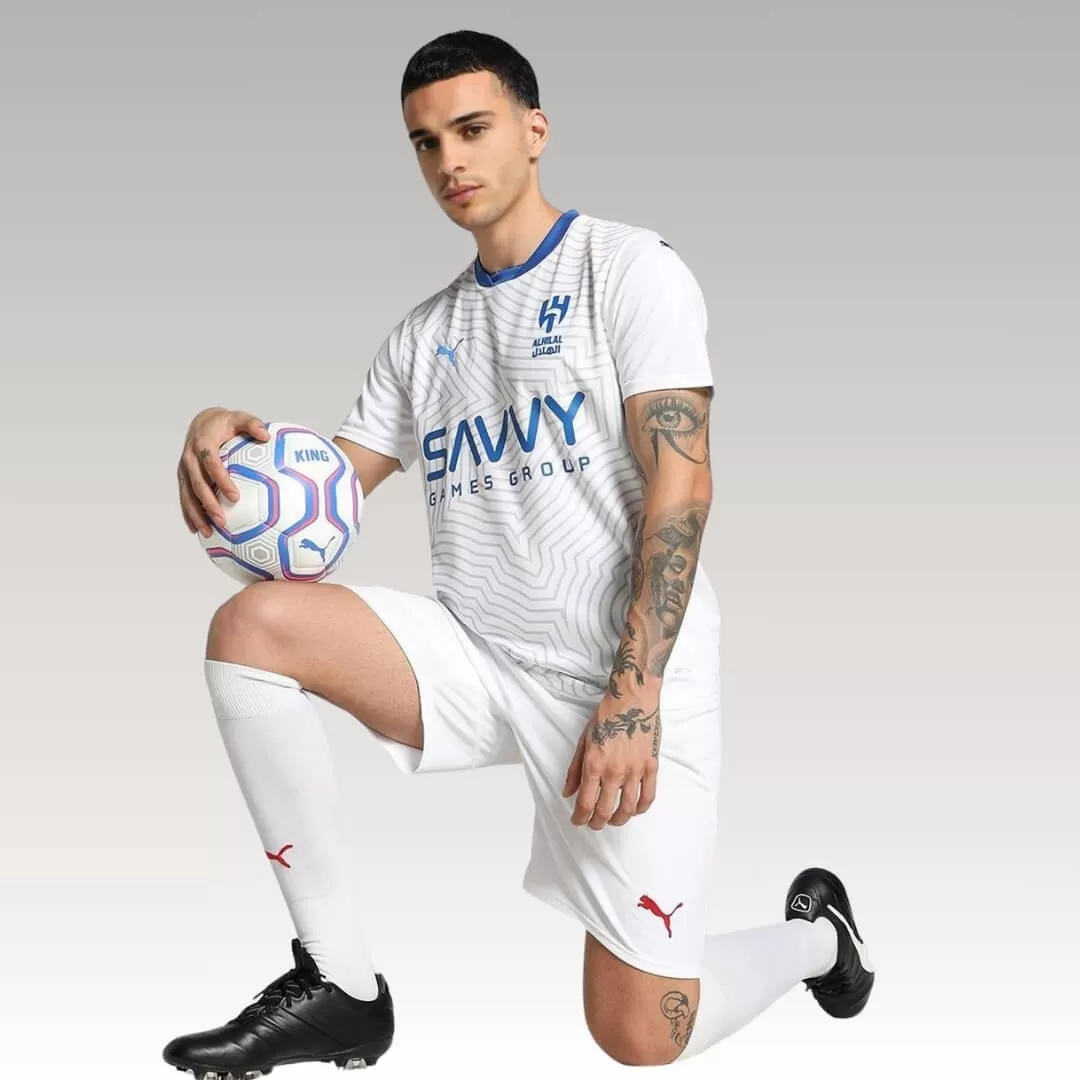 Al Hilal SFC Away Soccer Jersey - Image 4