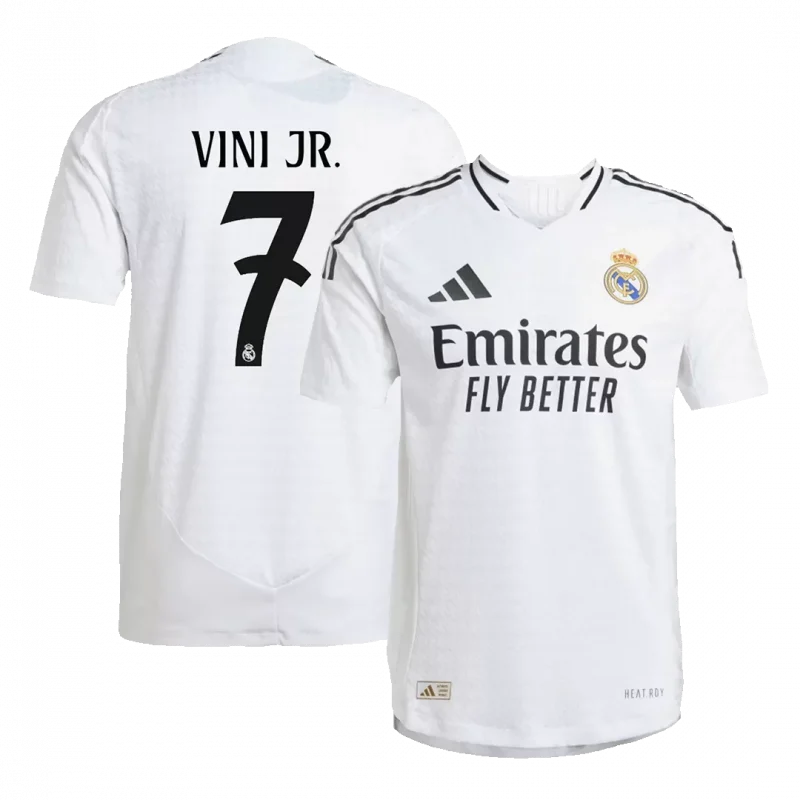 VINI JR. #7 Real Madrid Home Authentic Soccer Jersey