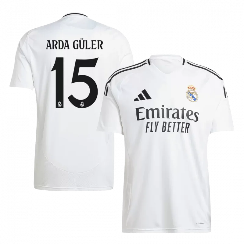 ARDA GÜLER #15 Real Madrid Home Soccer Jersey