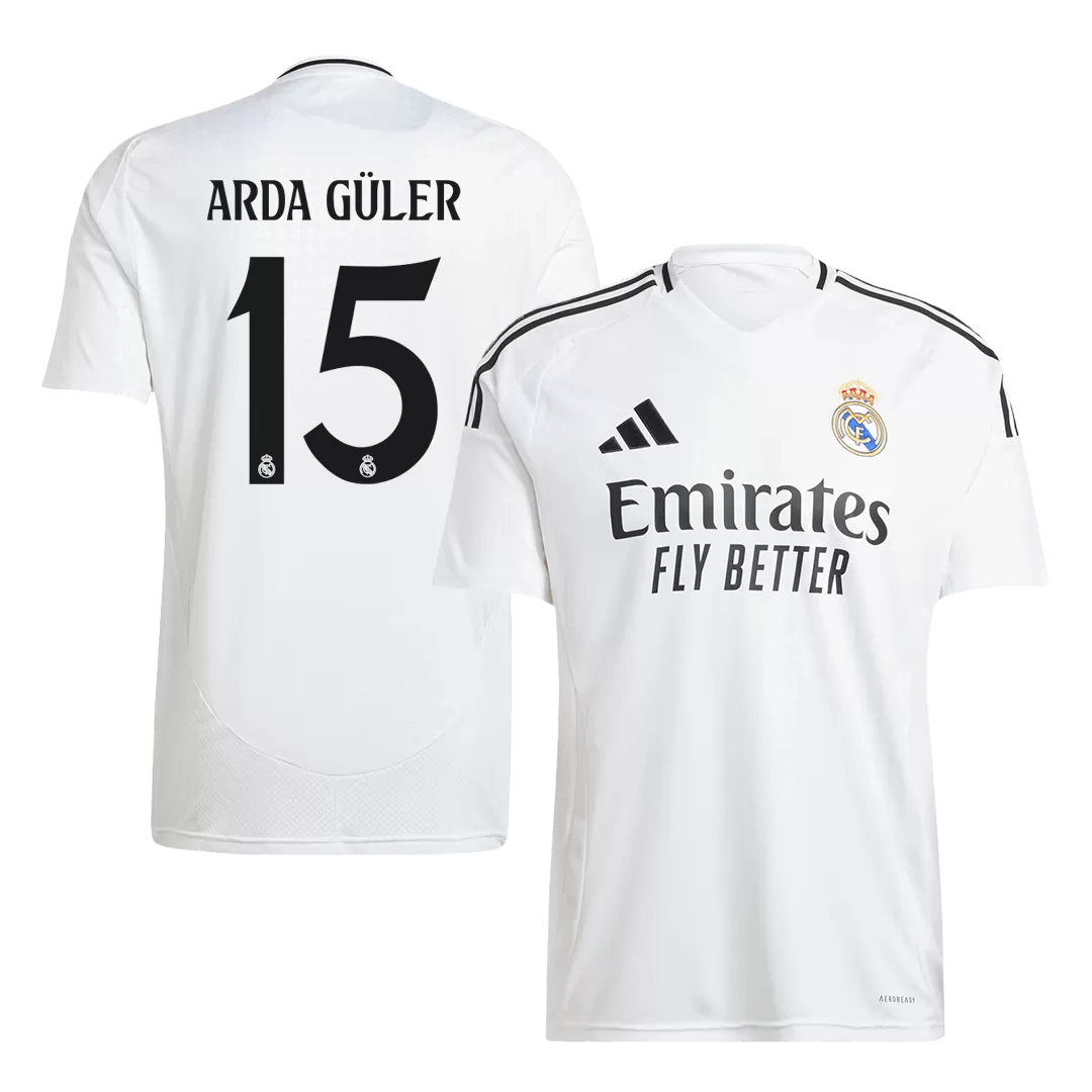 ARDA GÜLER #15 Real Madrid Home Soccer Jersey