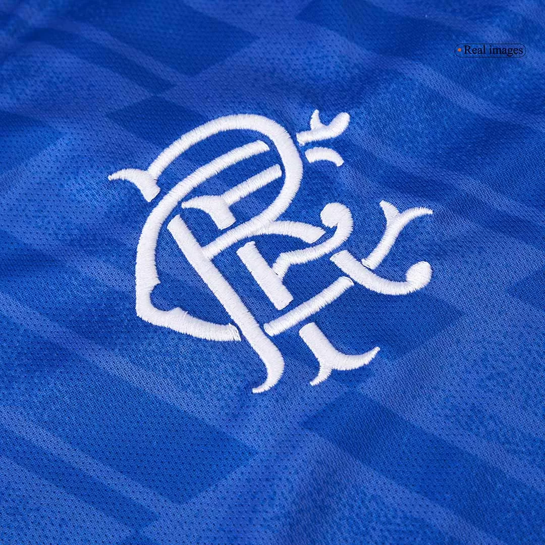 Glasgow Rangers Home Soccer Jersey - Image 8