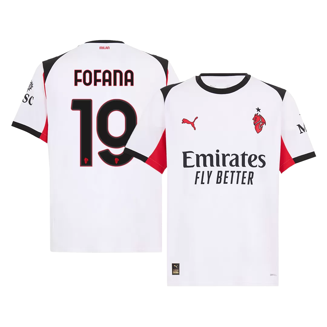 FOFANA #19 AC Milan Away Soccer Jersey 2025/26