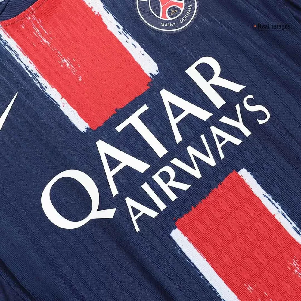KVARATSKHELIA #7 PSG Home Authentic Soccer Jersey - Image 10