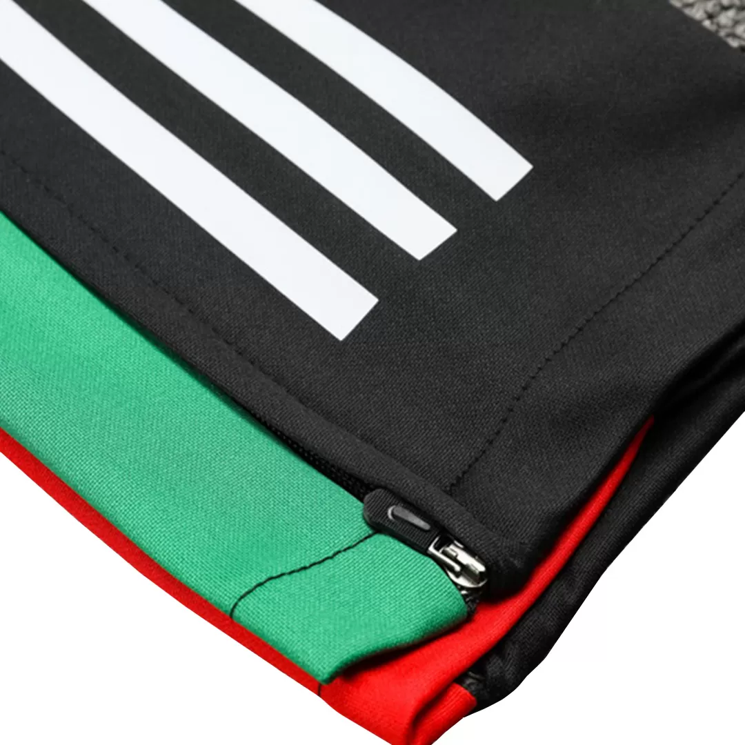 Arsenal 1/4 Zip Tracksuit Kids Black - Image 26