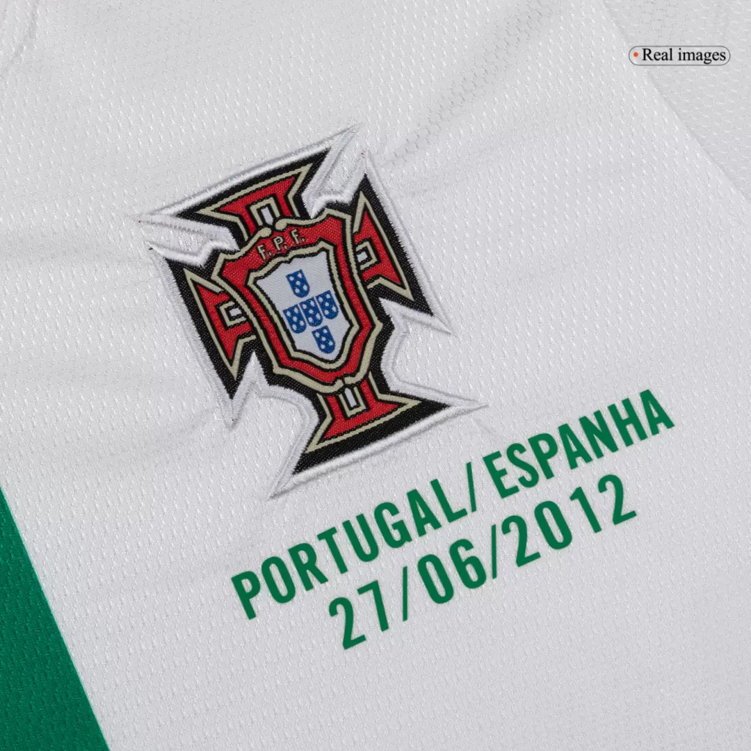 Retro Soccer Jersey Portugal Away Long Sleeve 2012 - Image 6