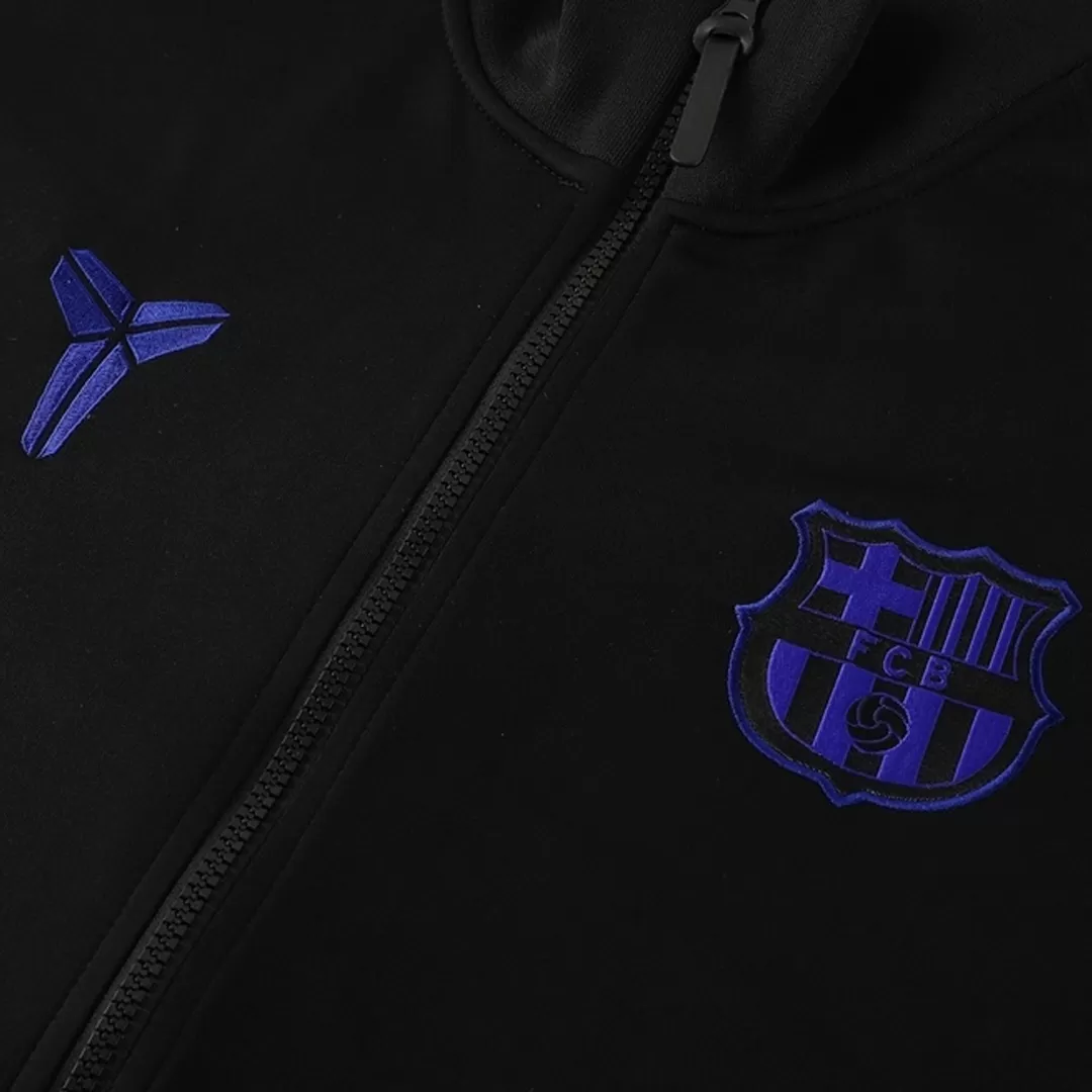 Barcelona Home Jacket Tracksuit 2025/26 Black&Purple - Image 11