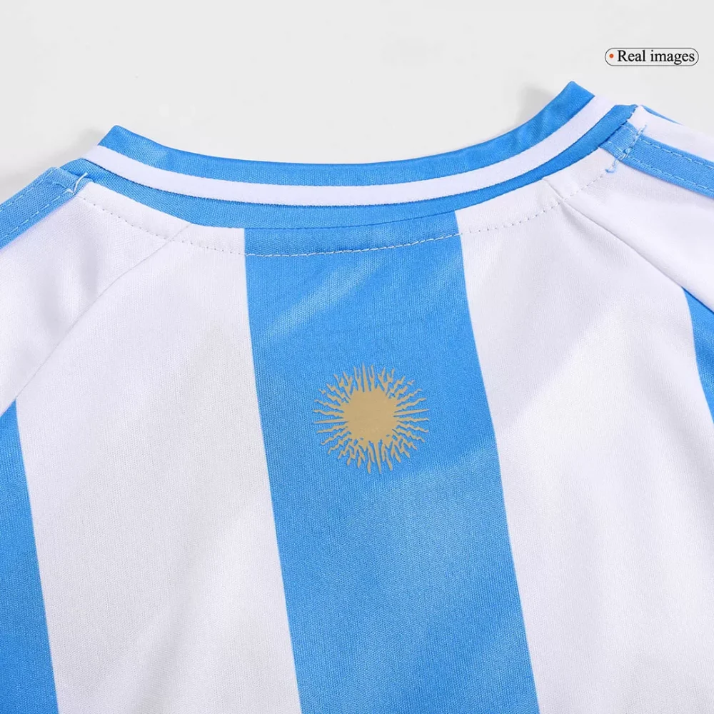 Argentina Home Kids Soccer Jerseys Kit Copa America - Image 13