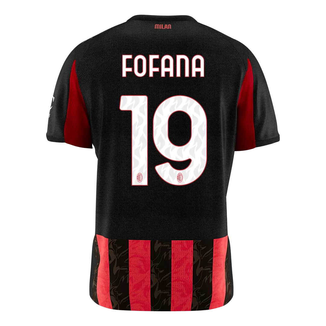 FOFANA #19 AC Milan Home Soccer Jersey 2025/26 - Image 2