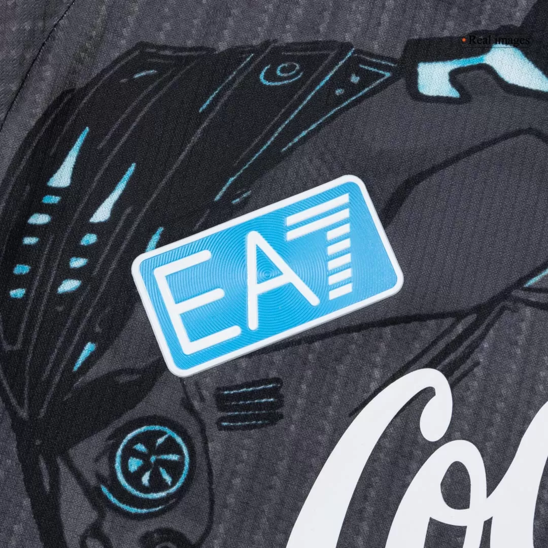 Napoli Pre-Match Soccer Jersey 2025/26 Black - Image 6
