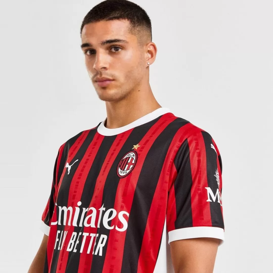 AC Milan Home Soccer Jersey - Image 4