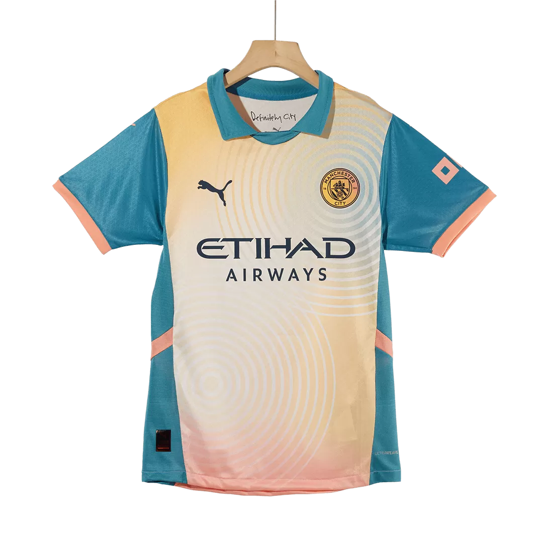 HAALAND #9 Manchester City Fourth Away Authentic Soccer Jersey- Definitely City (UCL) - Image 4