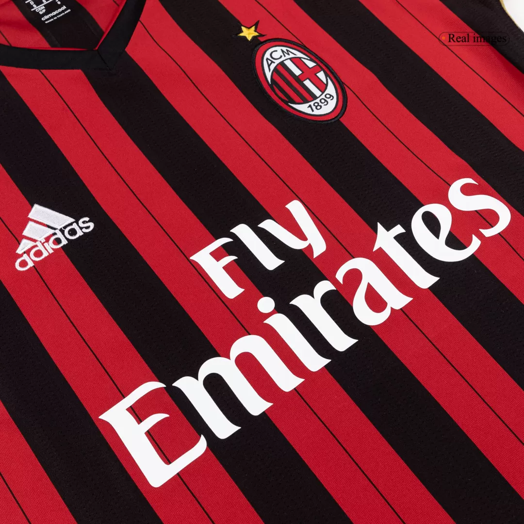 Retro Soccer Jersey AC Milan Home 2013/14 - Image 6