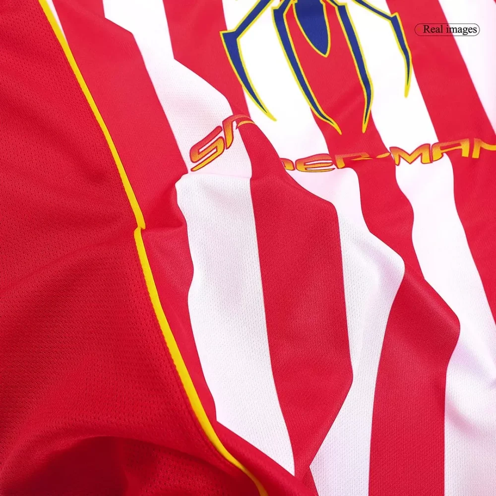 Retro Soccer Jersey Atletico Madrid Home 2004/05 - Image 7