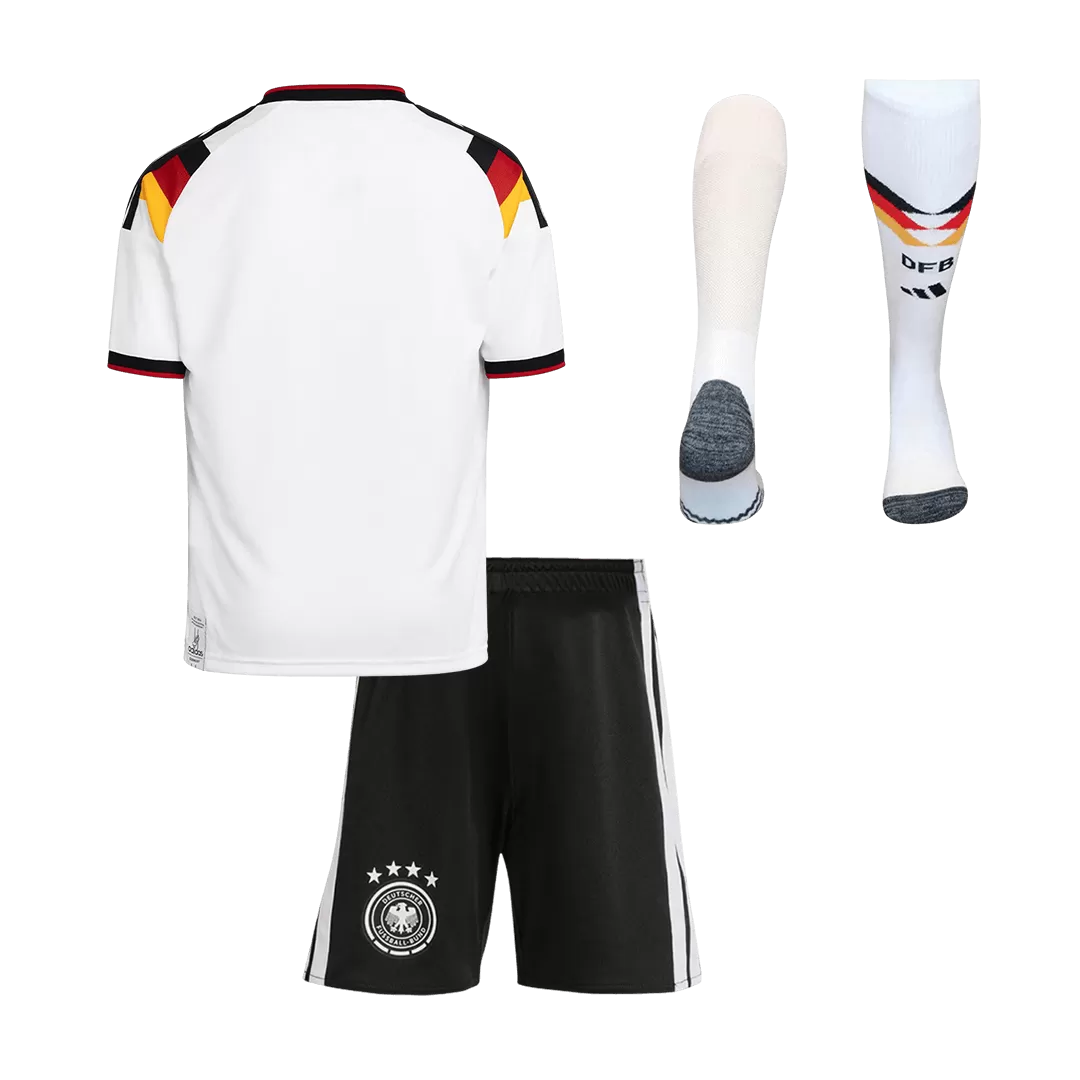 Germany Home World Cup Kids Soccer Jerseys Full Kit 2026 - Image 2