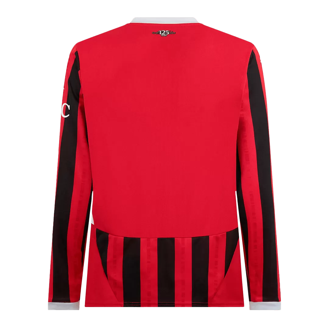 AC Milan Home Long Sleeve Soccer Jersey - Image 2
