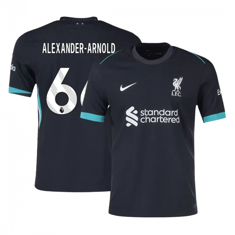 ALEXANDER-ARNOLD #66 Liverpool Away Authentic Soccer Jersey