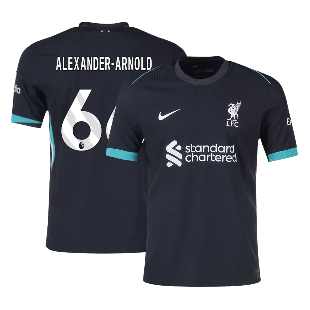 ALEXANDER-ARNOLD #66 Liverpool Away Authentic Soccer Jersey