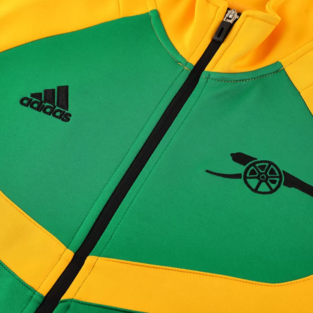 Arsenal Track Jacket - Green&Yellow - Image 5