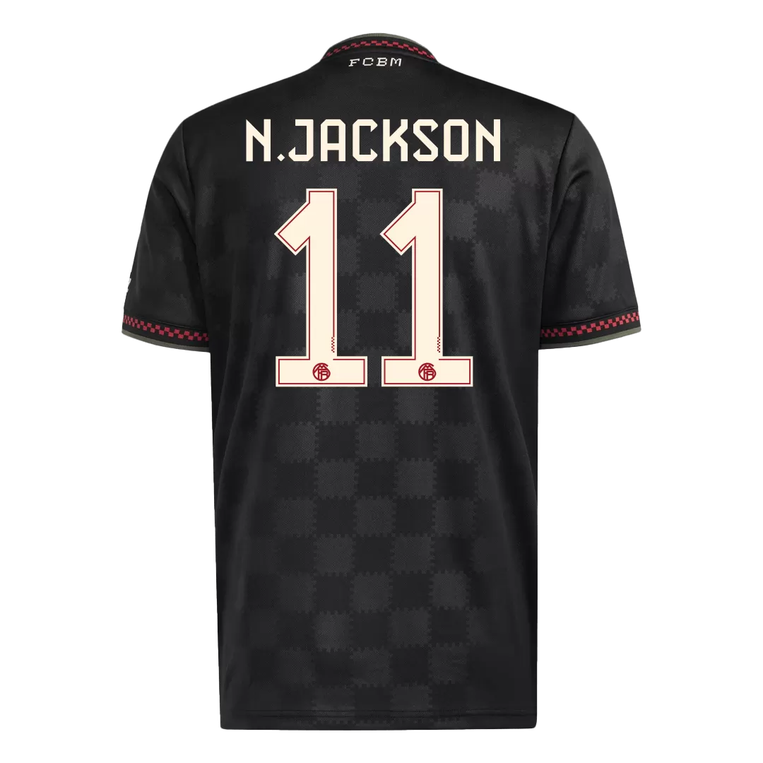 N.JACKSON #11 Bayern Munich Third Away Soccer Jersey 2025/26 - Image 2