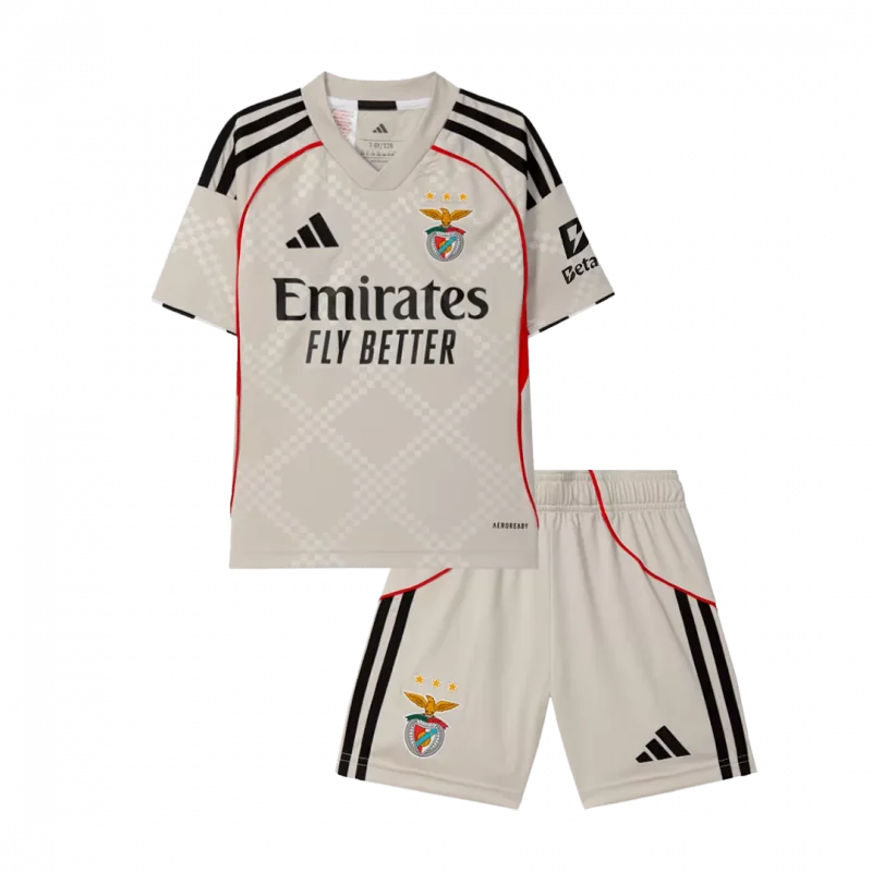 Benfica Away Soccer Jersey 2025/26 Kids
