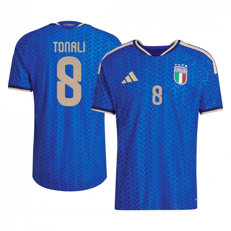 TONALI #8 Italy Home Player Version Jersey World Cup 2026
