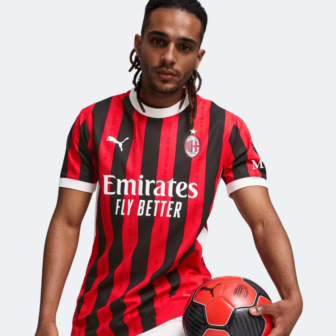 AC Milan Home Authentic Soccer Jersey - Image 3