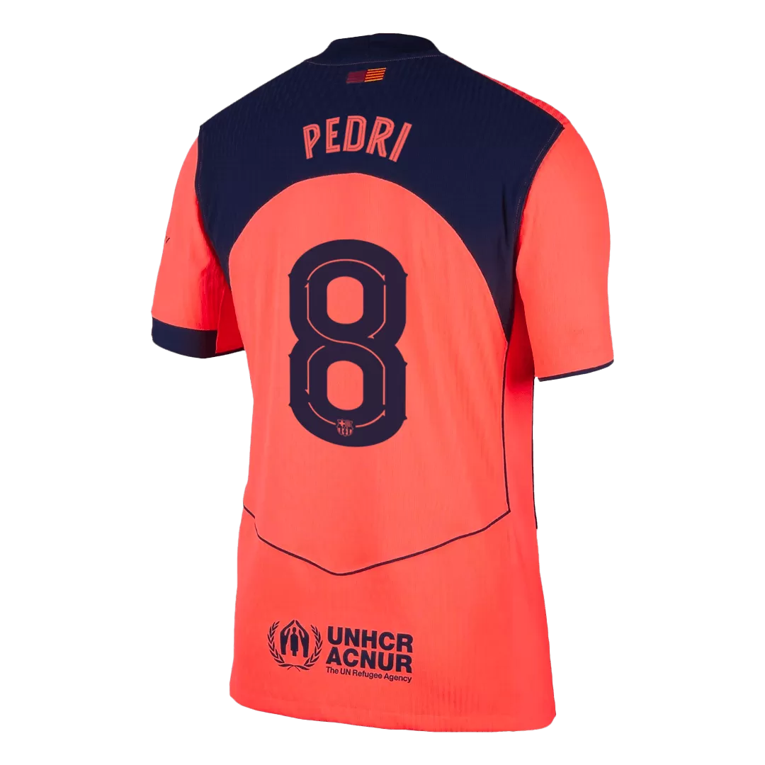 PEDRI #8 Barcelona Third Away Authentic Soccer Jersey 2025/26 - UCL - Image 3