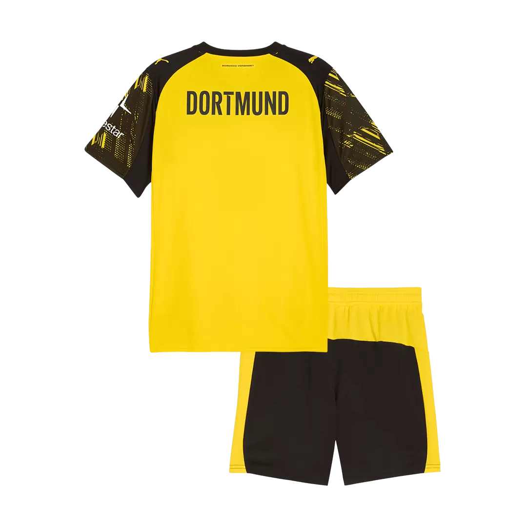 Borussia Dortmund Home Kids Soccer Jerseys Kit 2025/26 - Image 2